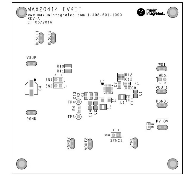 Analog Devices / Maxim Integrated MAX20414EVKIT Evaluation Kit